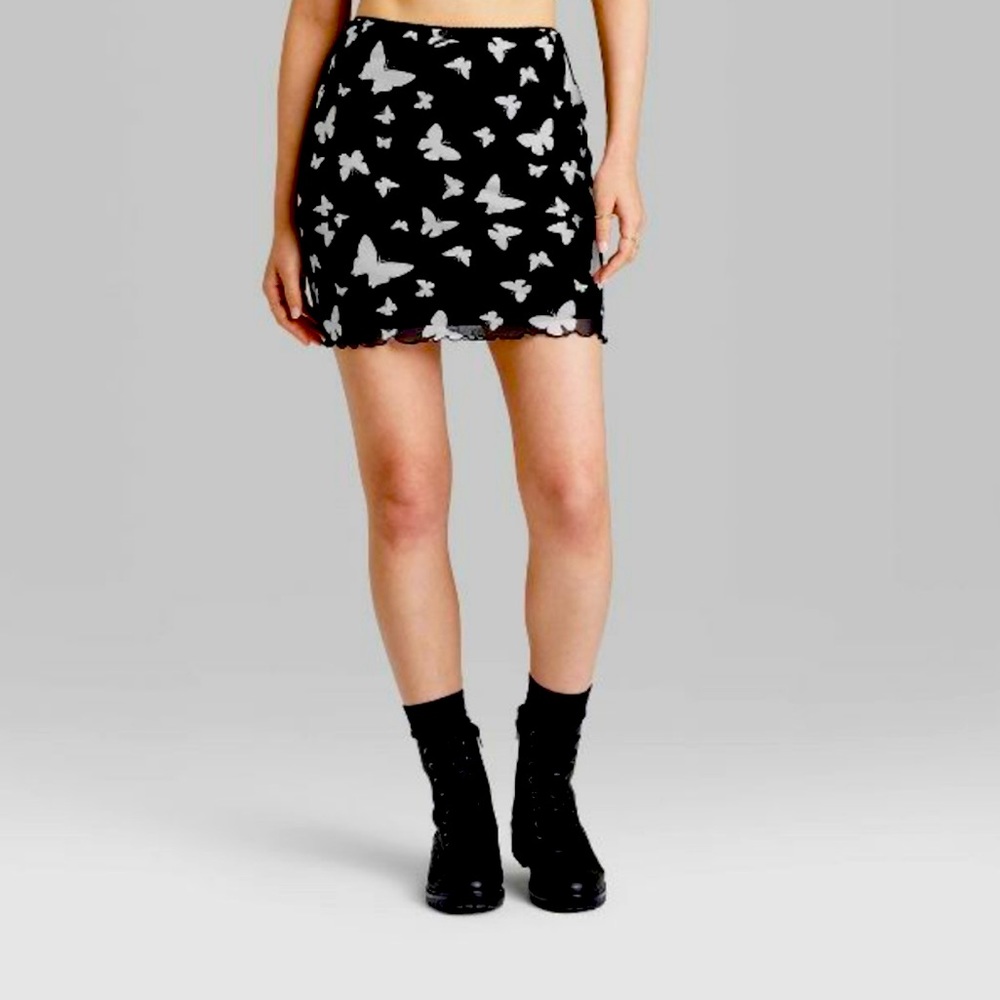 Butterfly Print Skirt NWT New With Tags, XL extra large size